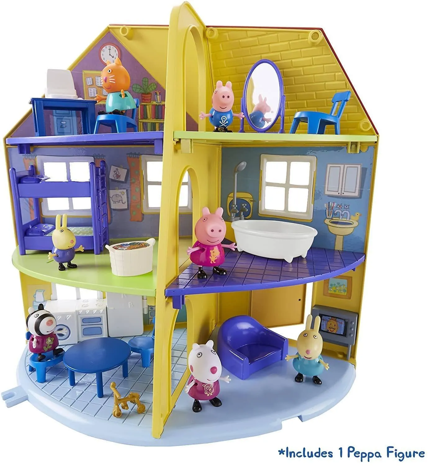 Comic Hero Branded Product Peppa Pig 06384 Peppa's Family Home Playset