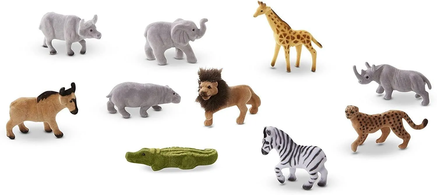 Scandinavian design Melissa & Doug 10593 Safari Pals Animal Figurines Set