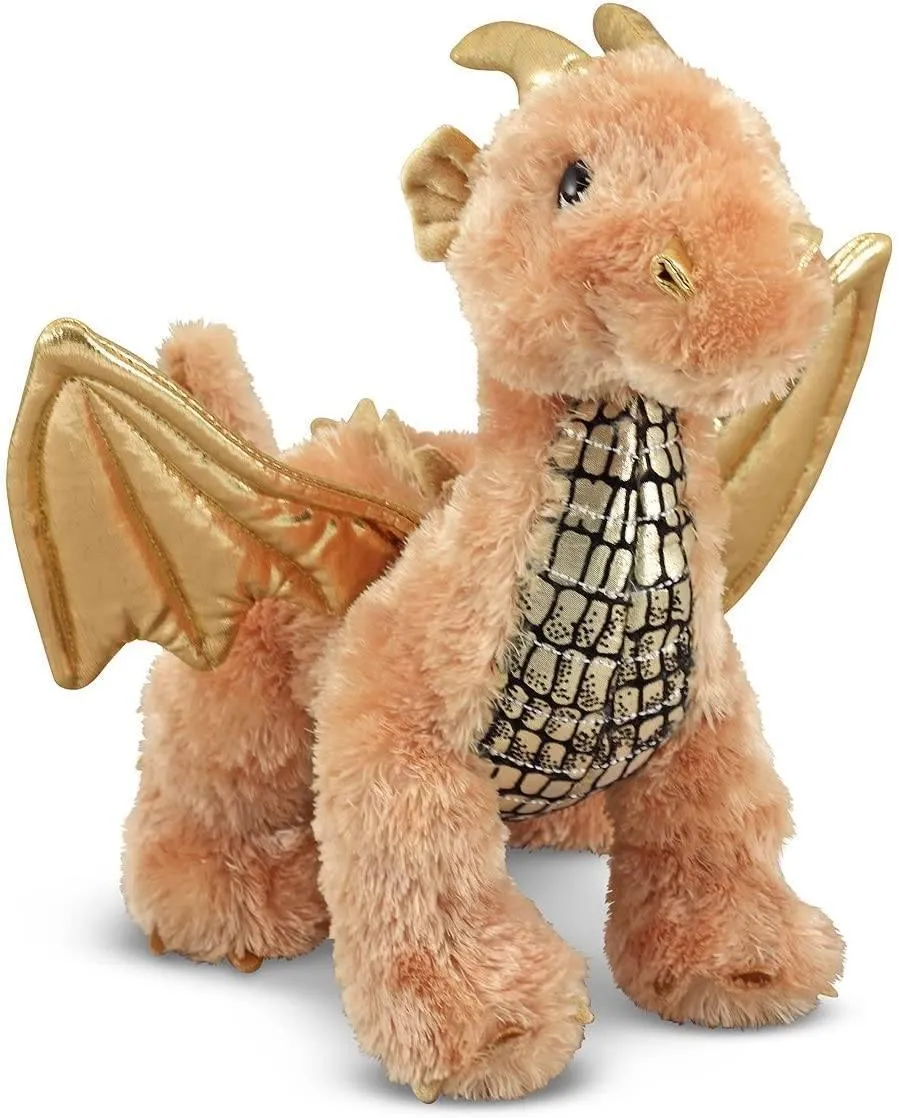 Dedicated Collector Melissa & Doug 17571 Stuffed Toy Dragon - Brown