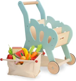 Congratulations Present Le Toy Van Honeybake Wooden Shopping Trolley