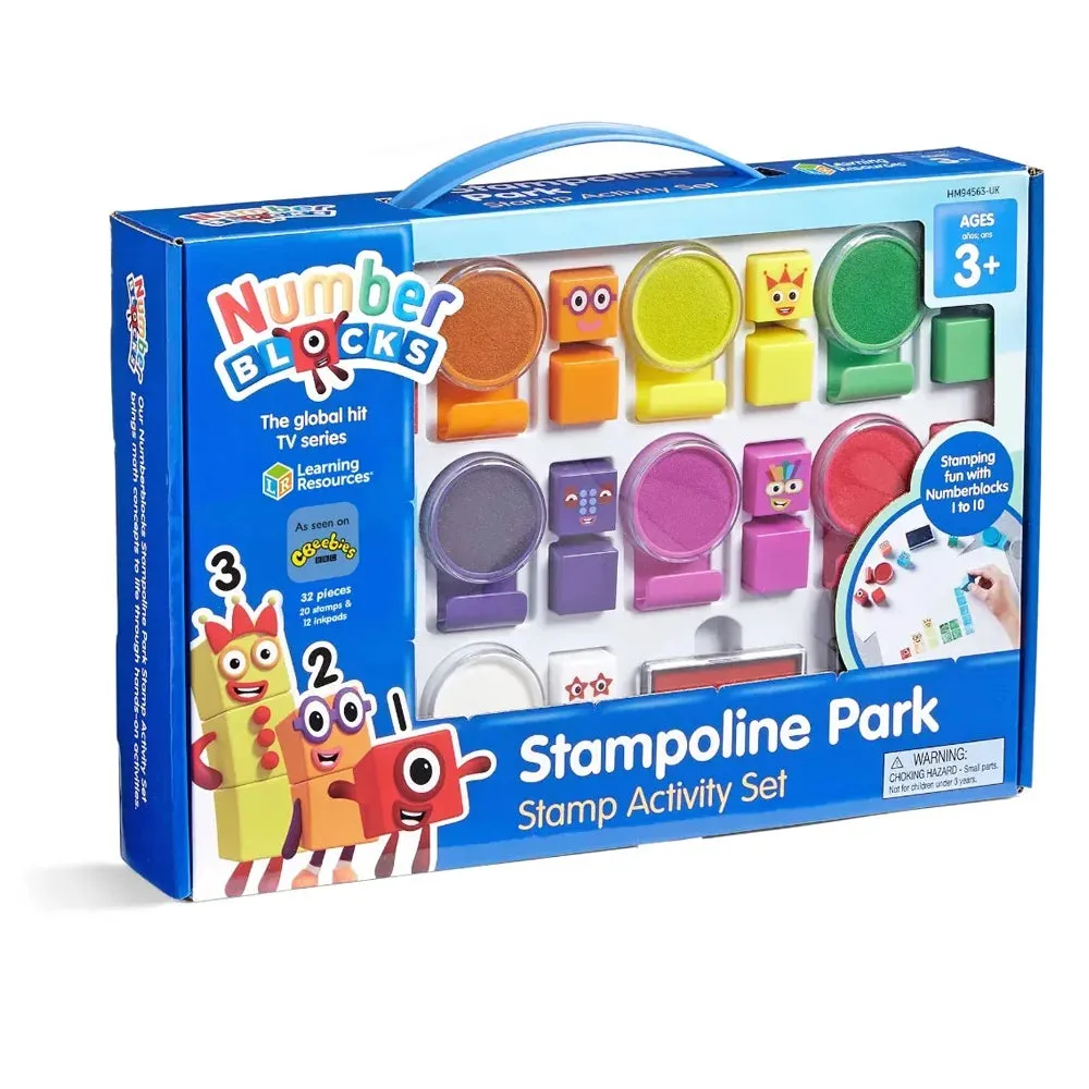 Hero Replica Learning Resources Numberblocks Stampoline Park Stamp Activity Set