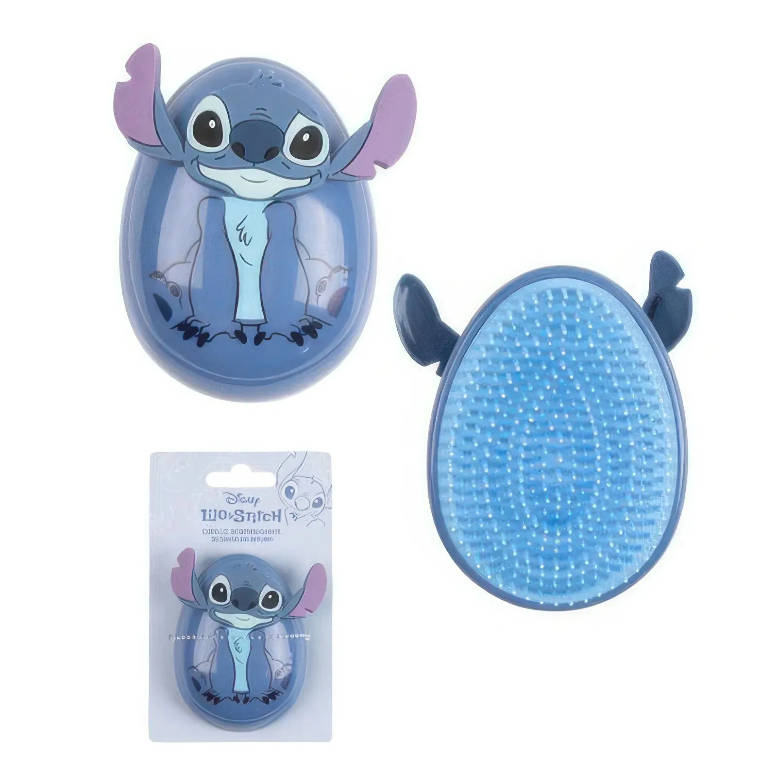 Loyal Customer Poseable Collectible Disney Stitch Detangler Hairbrush
