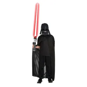Detailed Hero STAR WARS Darth Vader Child Mask & Cape Set