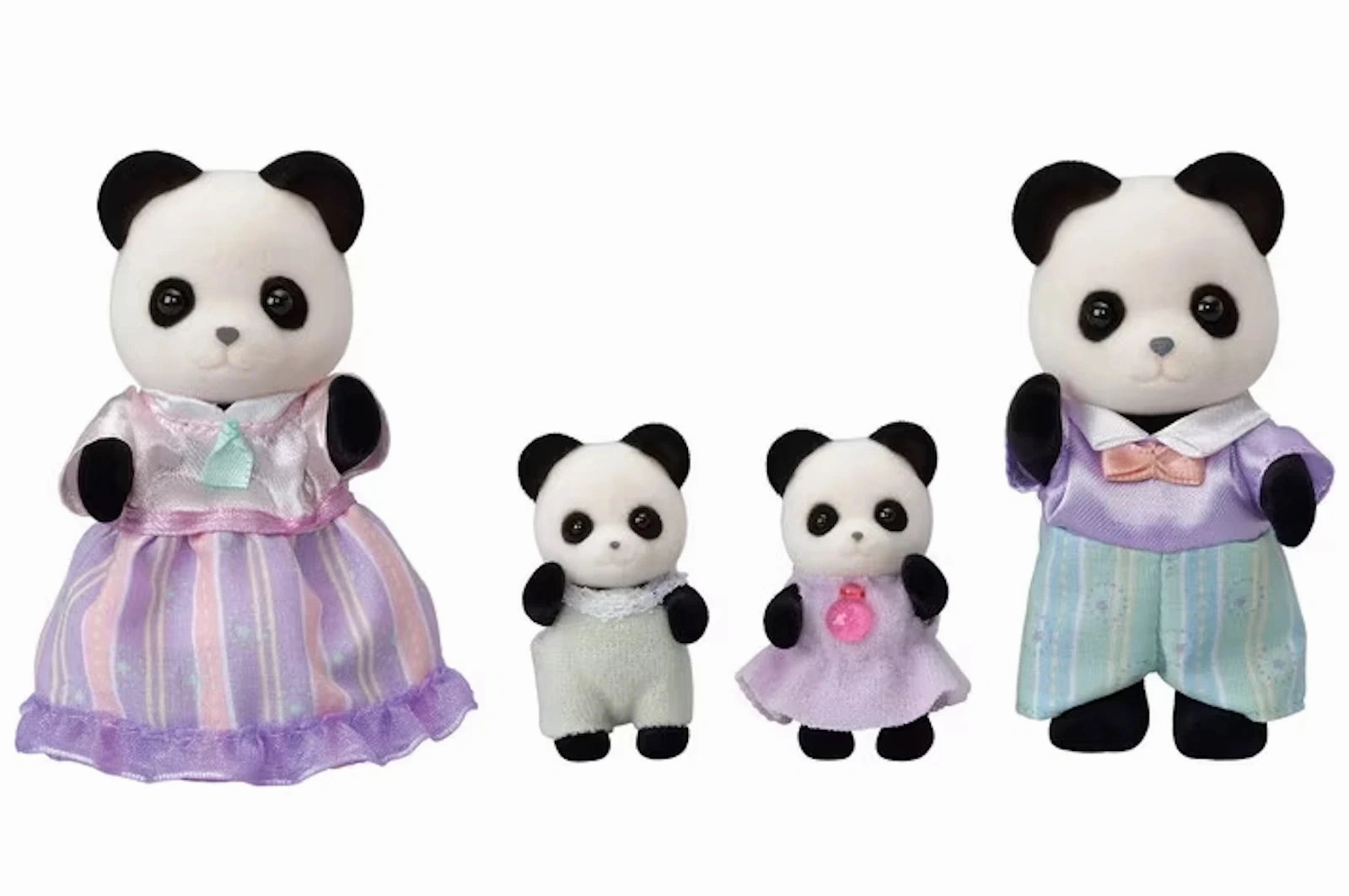 Sylvanian Families Pookie Panda Family Baroque Figure