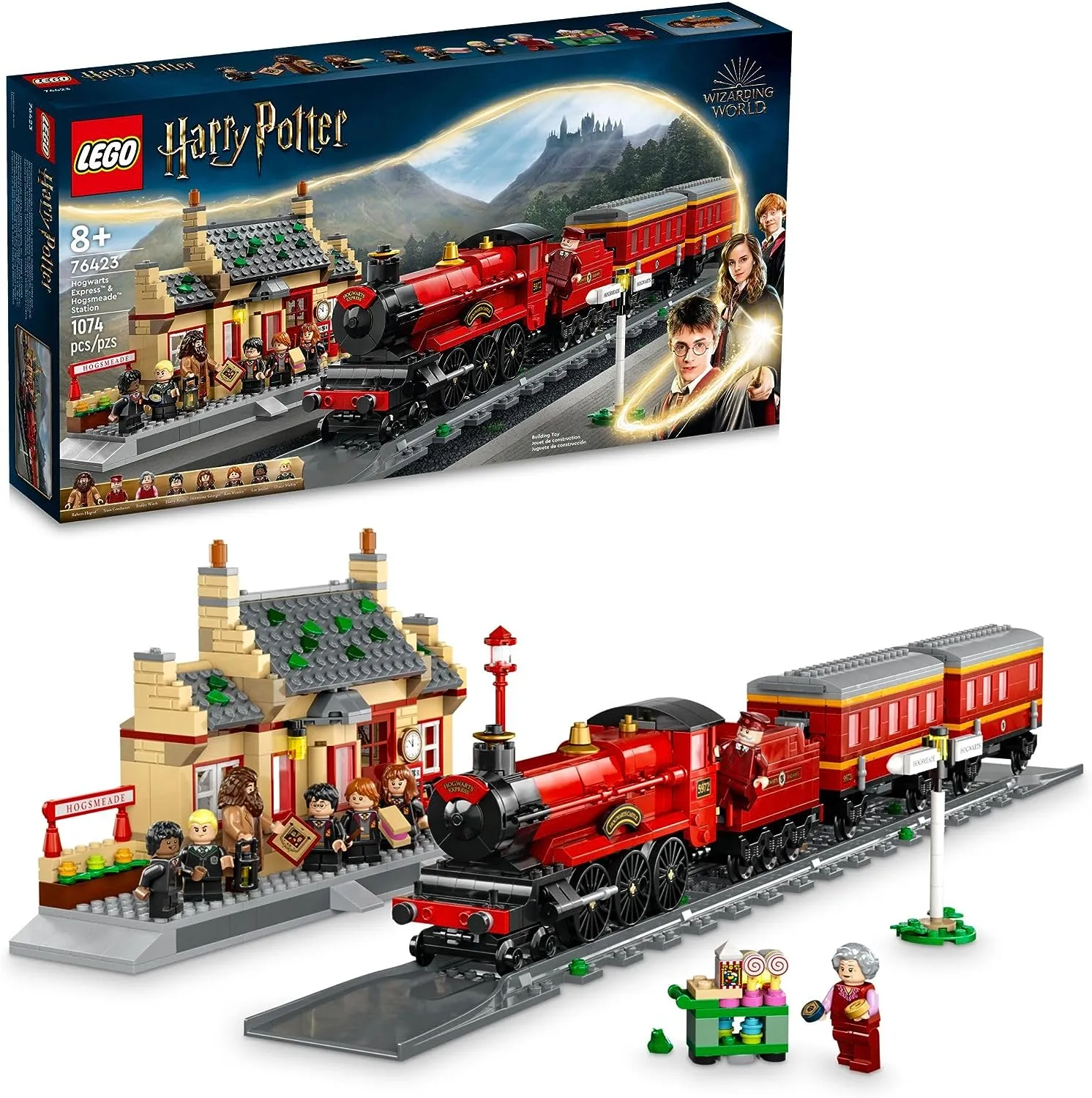 Lego 76423 - Harry Potter Hogwarts Express and Hogsmeade Station Charming Decorations