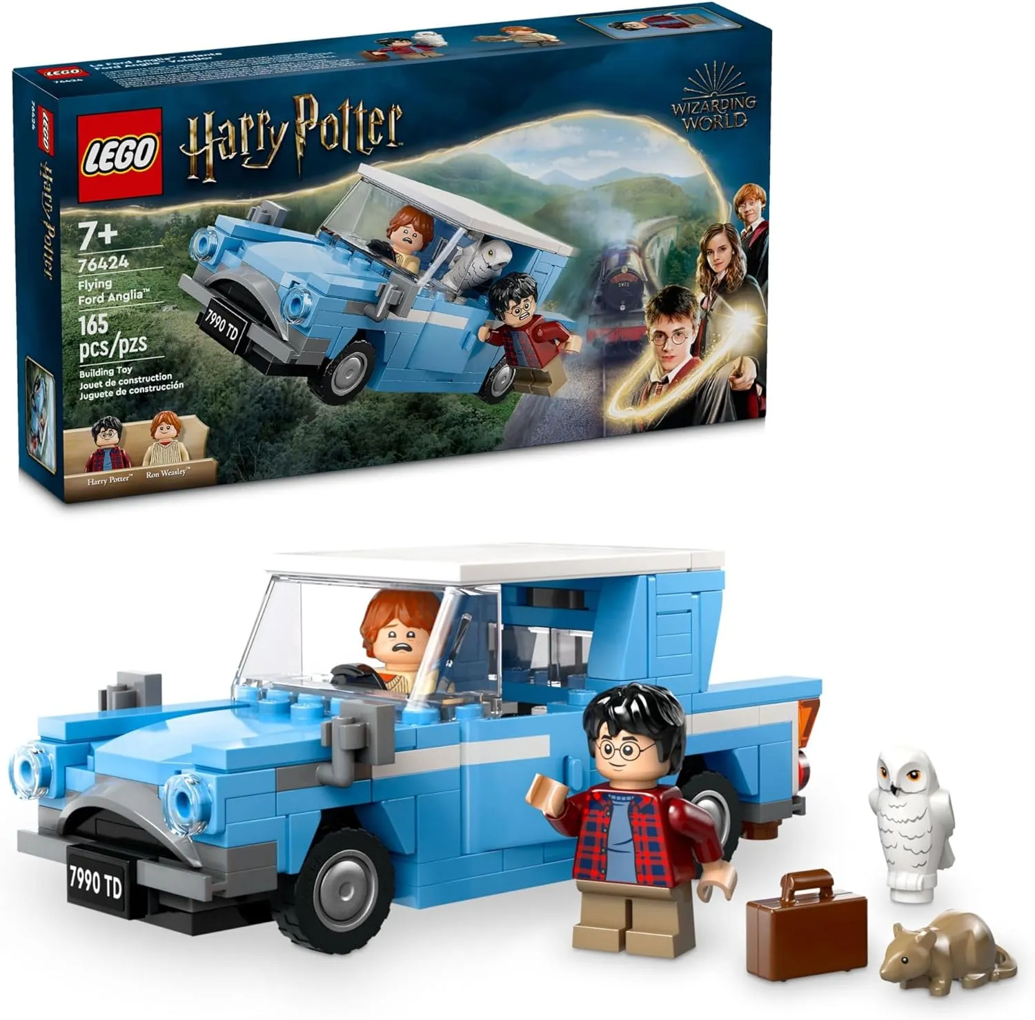 Lego 76424 - Harry Potter Flying Ford Anglia Ghostly Figures