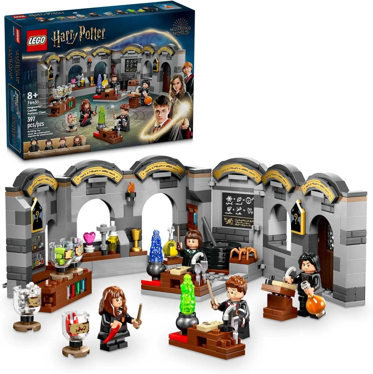 Lego 76431 - Harry Potter Hogwarts Castle: Potion Class Scary Ornaments Ghostly Lights