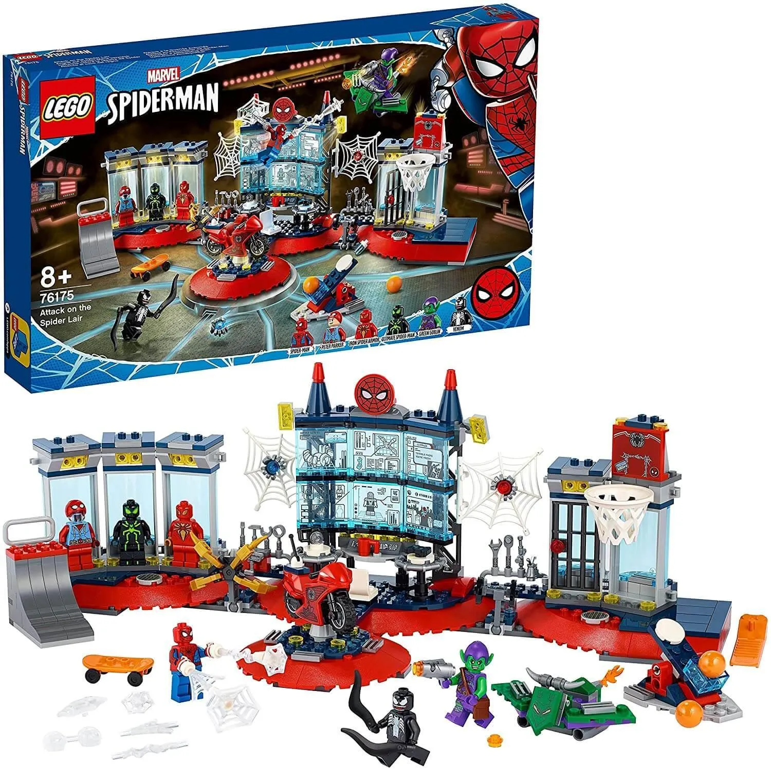 LEGO SPIDER-MAN 76175 Attack on the Spider Lair Superhero Pose Spirit Animal