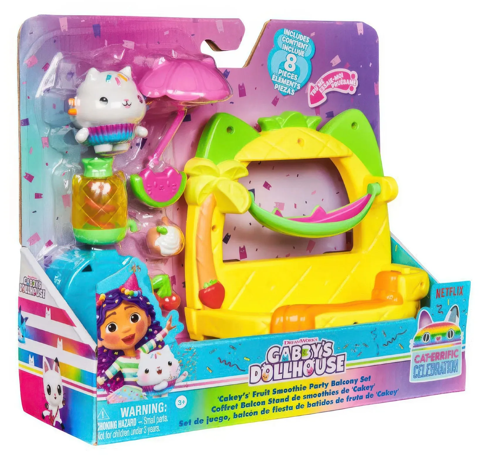 Small Space Constant Companion Gabby's Dollhouse Cakey's Fruit Smoothie Balcony