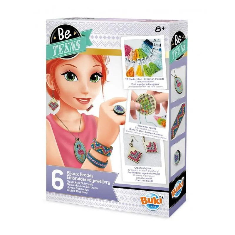 Diorama Accent BUKI France Embroidered Jewellery