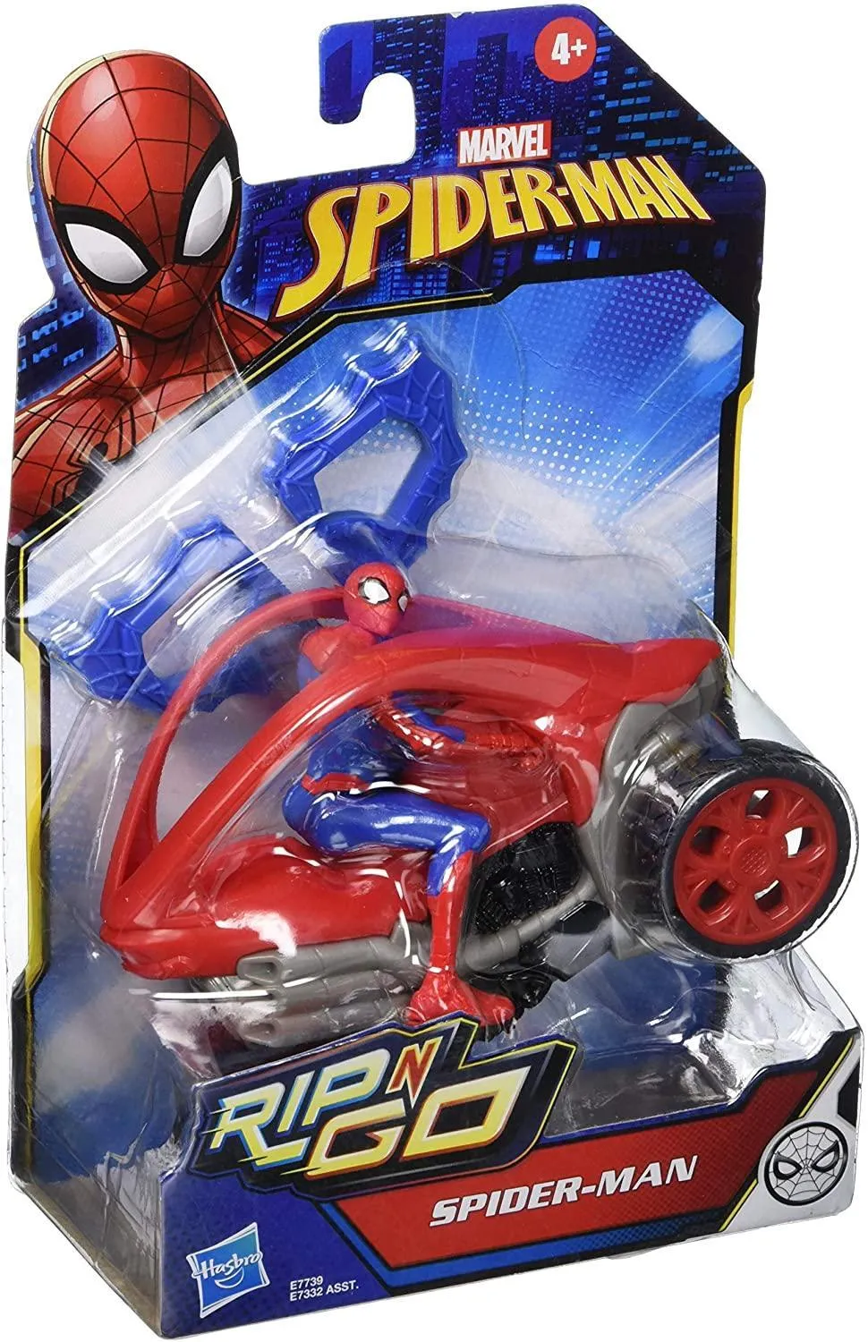 Architectural Model Marvel Spider-Man Rip N' Go Action Vehicle