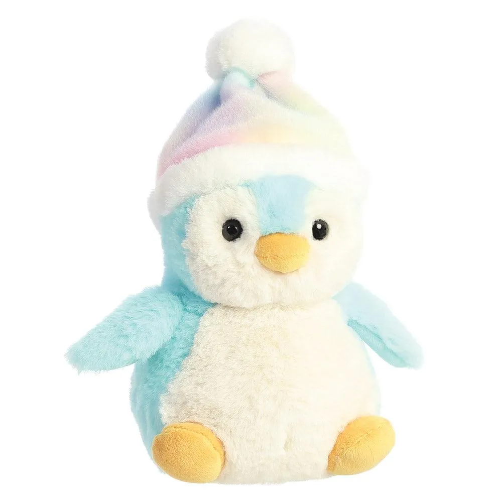 Iconic Character AURORA PomPom Penguin Wearing Hat 13cm Plush