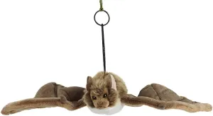 LIVING NATURE Large Bat 31cm Soft Toy Miniature Art Display Statue
