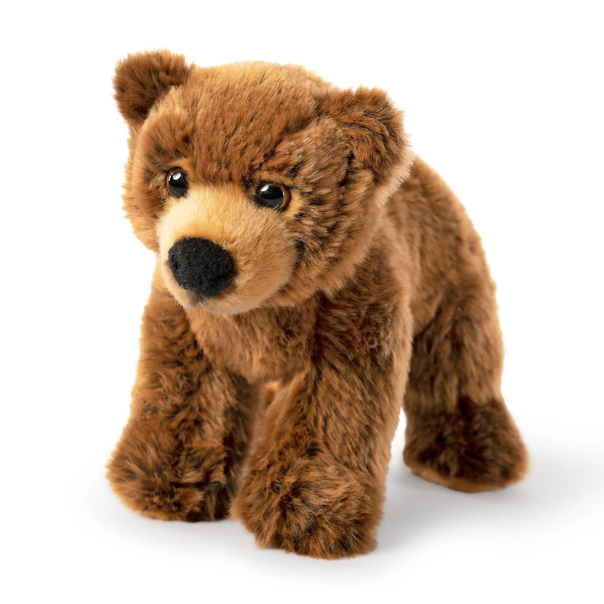 LIVING NATURE Grizzly Bear Soft Toy 24cm Creature Model