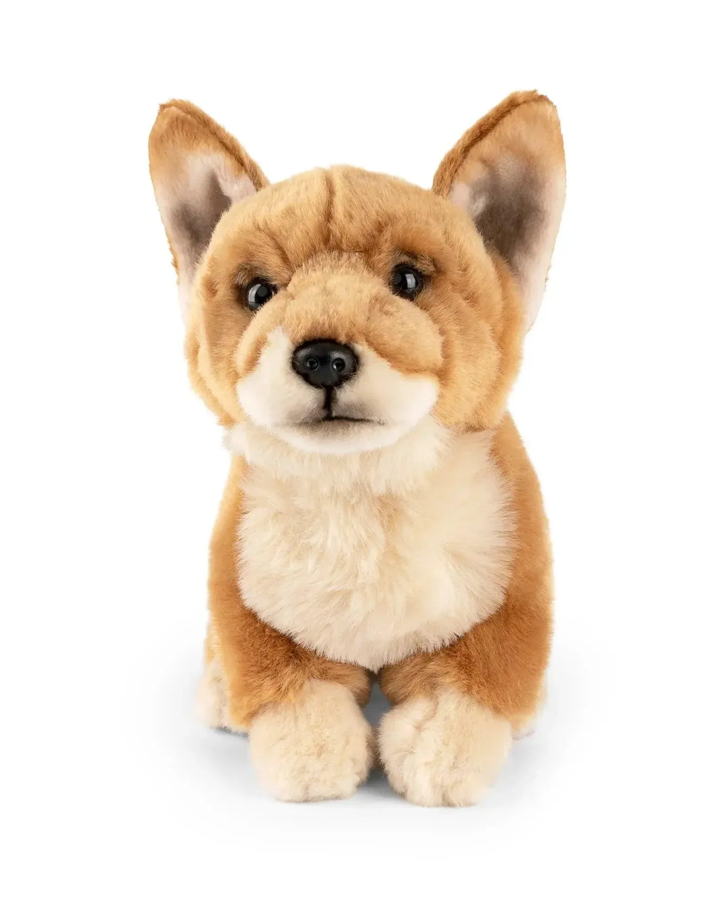 LIVING NATURE Sitting Dorgi 21cm Plush Oceanic Art Mid Century