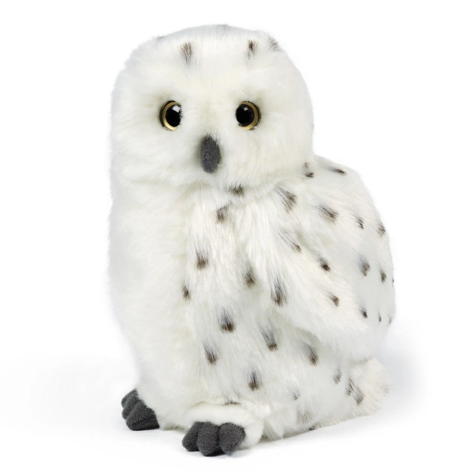 LIVING NATURE Snowy Owl 18cm Soft Toy Themed Decor City Memento