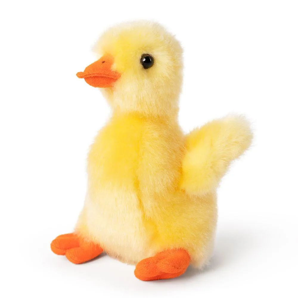 LIVING NATURE Yellow Duckling Soft Toy 9cm Collector's Club
