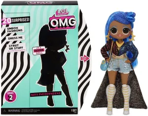 L.O.L. Surprise! O.M.G. Miss Independent Fashion Doll with 20 Surprises Themed Background
