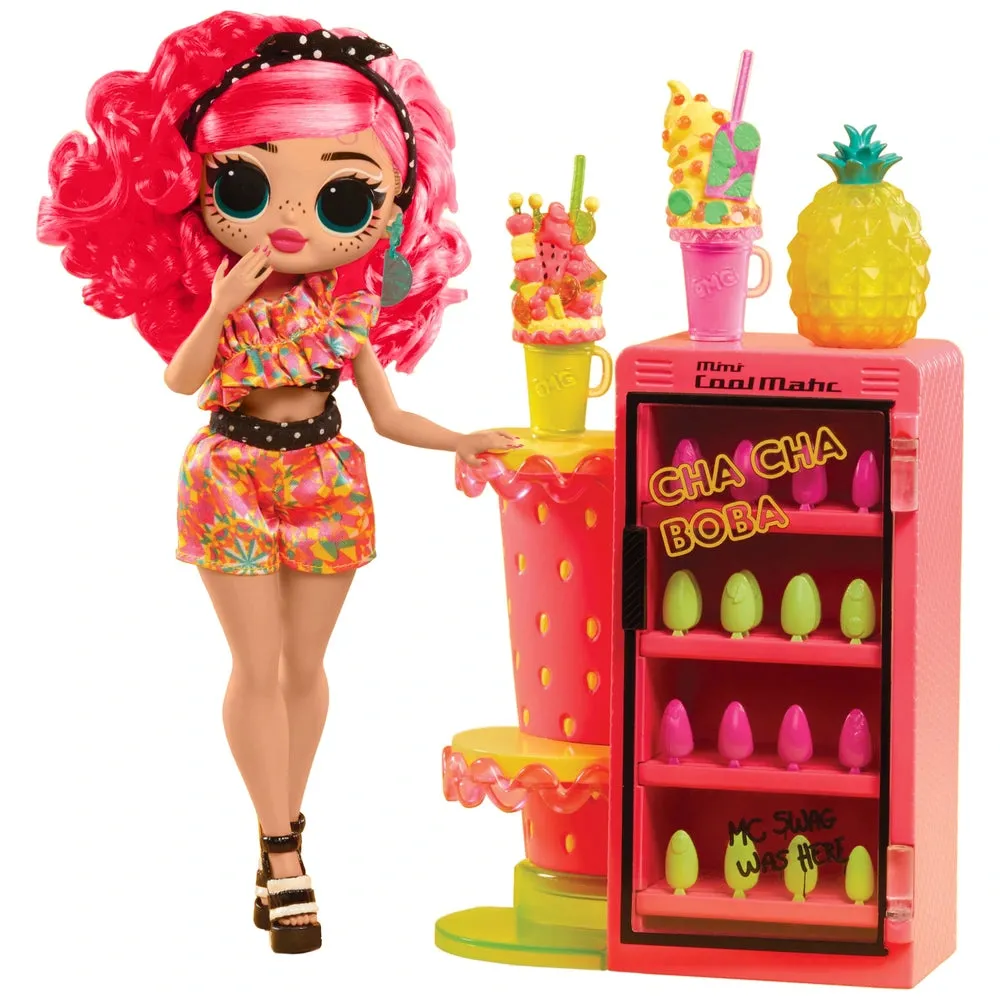 LOL Surprise! O.M.G. Sweet Nails Pinky Pops Fruit Shop Set Religious Figure Battle Model