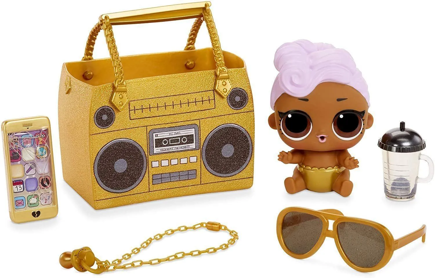 L.O.L. Surprise! Ooh La Baby Surprise Lil D.J. with Purse & Makeup Surprises Paleontology Model Wedding Topper