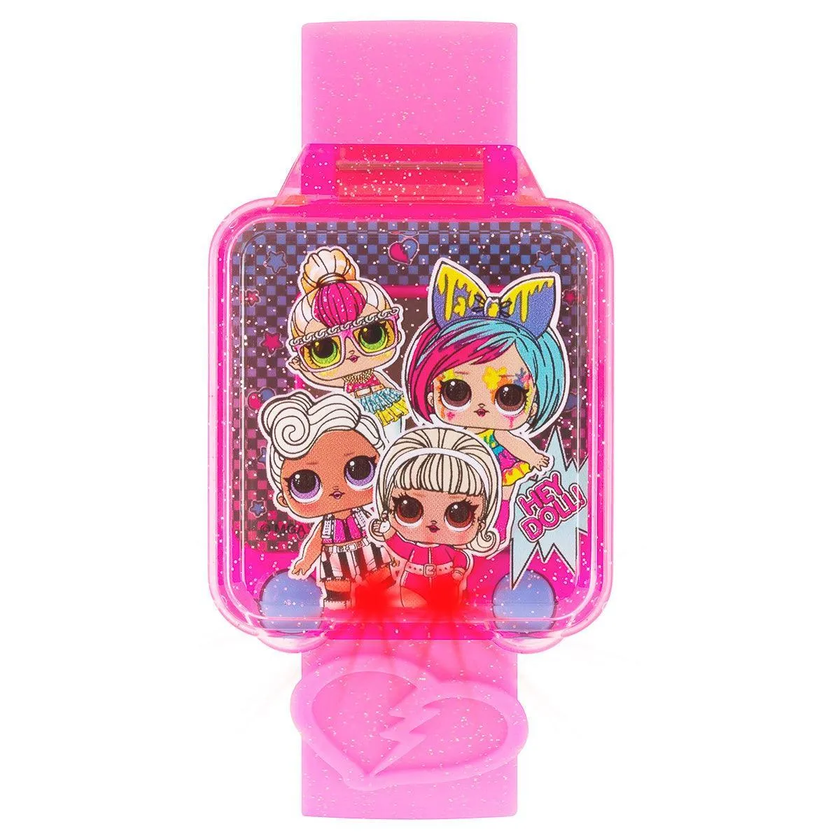 LOL Surprise Pink Strap Learning Watch Superhero Toy