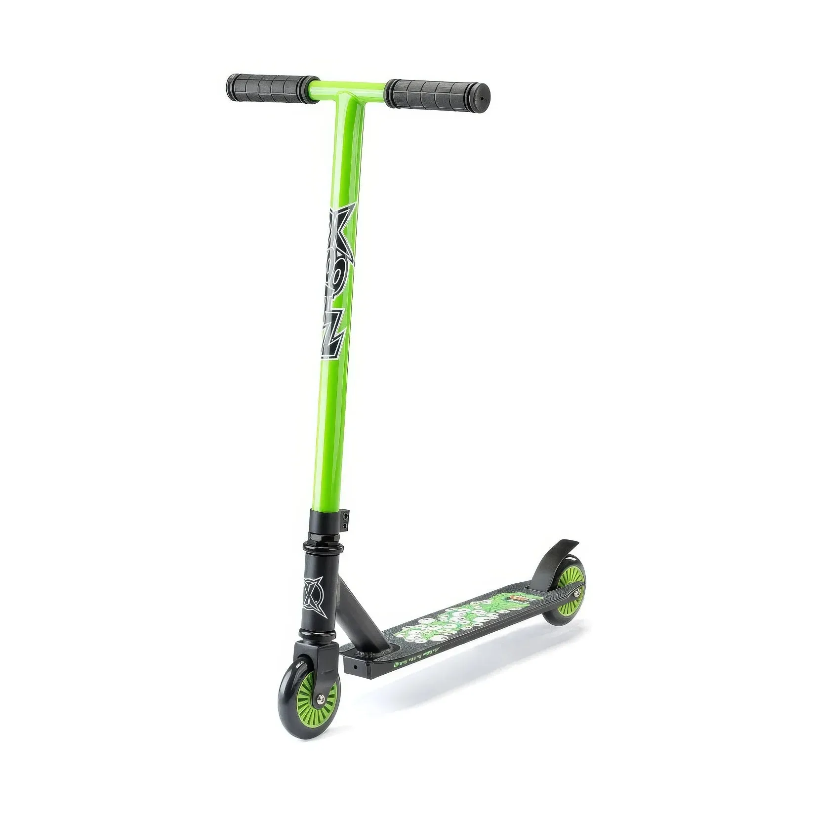 Display Replica Independent Artist Xootz Brainache Youth Stunt Scooter - Green