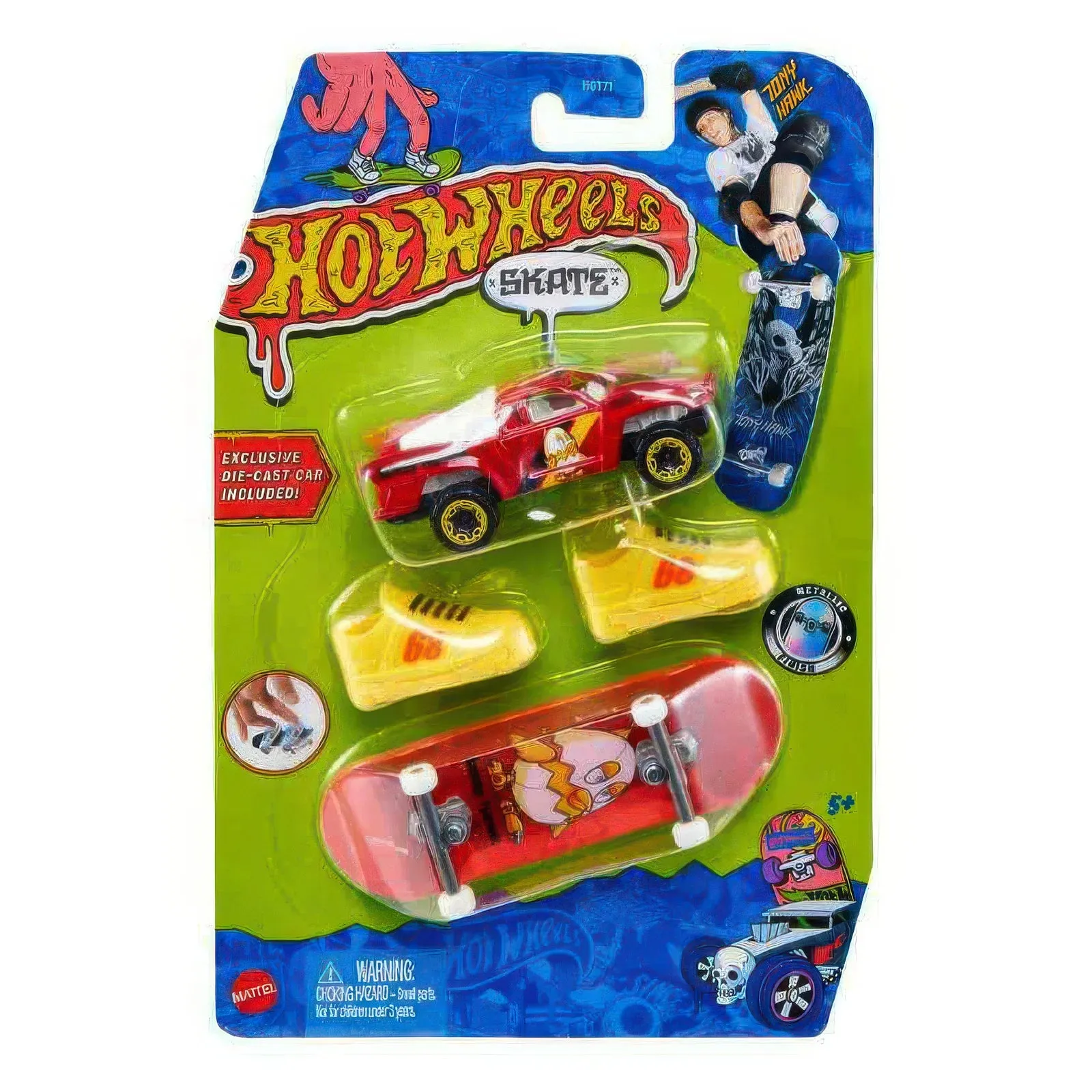Hot Wheels Skate Collector Skate Shoes & Car - Assortment sustainable product Independent Artist