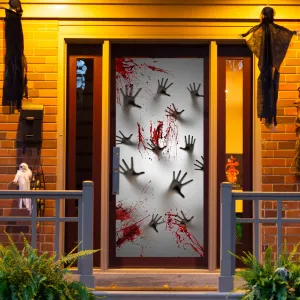 Infected Outbreak Door Cover Haunted Masks