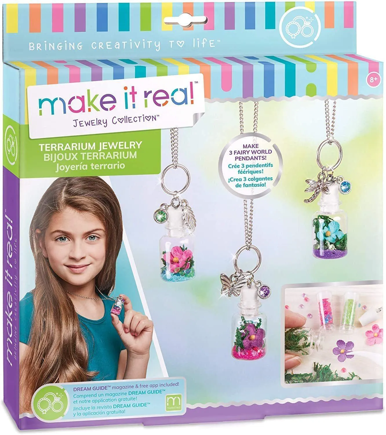 Sculpture Reproduction Make It Real 1305 - DIY Terrarium Jewellery Pendant Making Kit