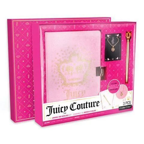 Make It Real 4423 - Juicy Couture Jewellery Journal and Necklace Set Flexible Figure