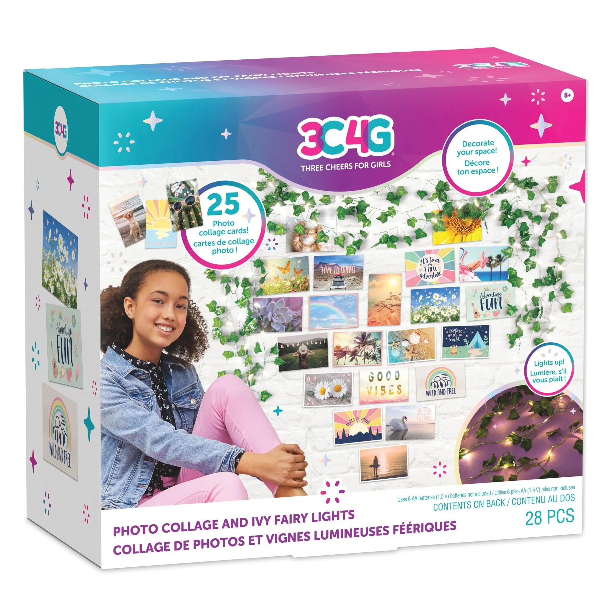 Dining Table Anime Model Make it Real Photo Collage and Ivy Fairy Lights