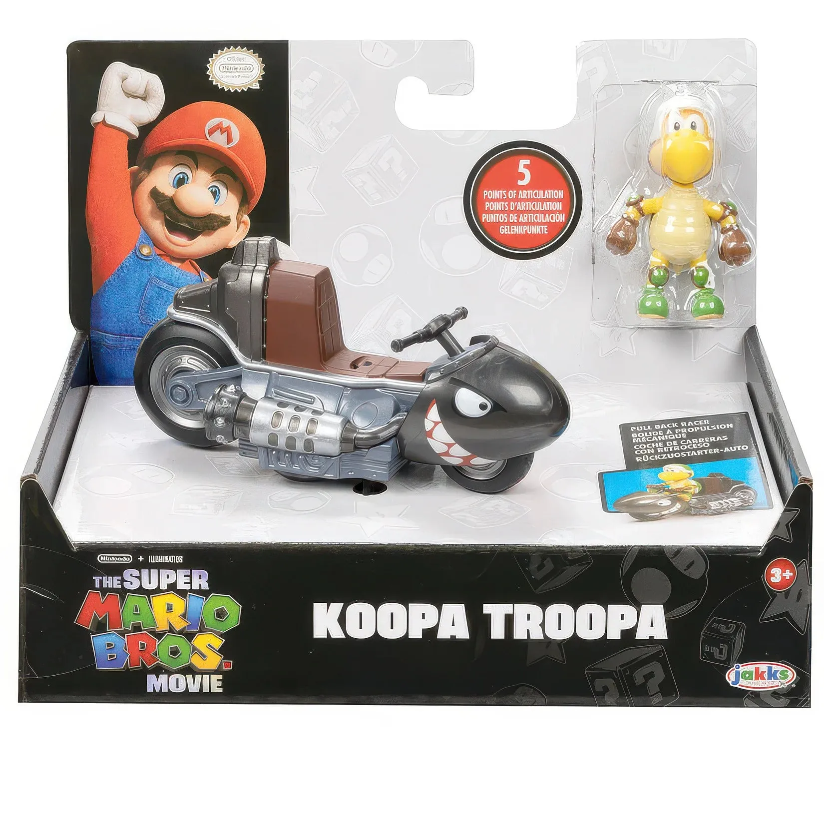 Garden Ornament Mario Kart the Movie Super Mario Bros Vehicle and 6cm Figure