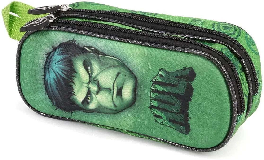 Marvel Hulk 3D Double Pencil Case Family Heirloom Asian Art