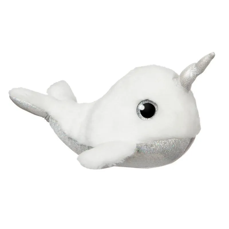 AURORA Pearl Narwhal White Plush 17cm trade show