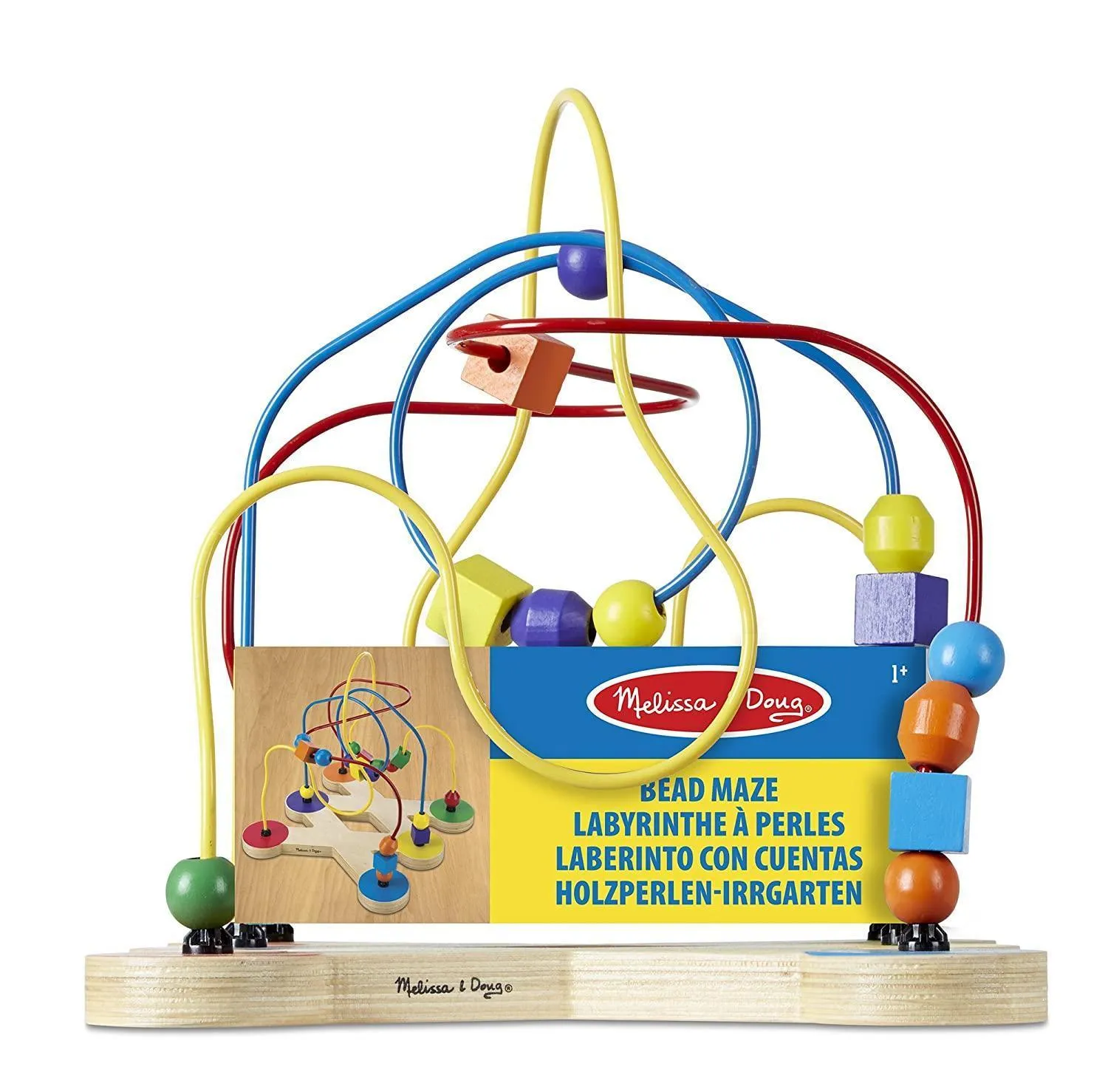 Melissa & Doug 12281 Activity Baby Bead Maze Toy Premium Statue