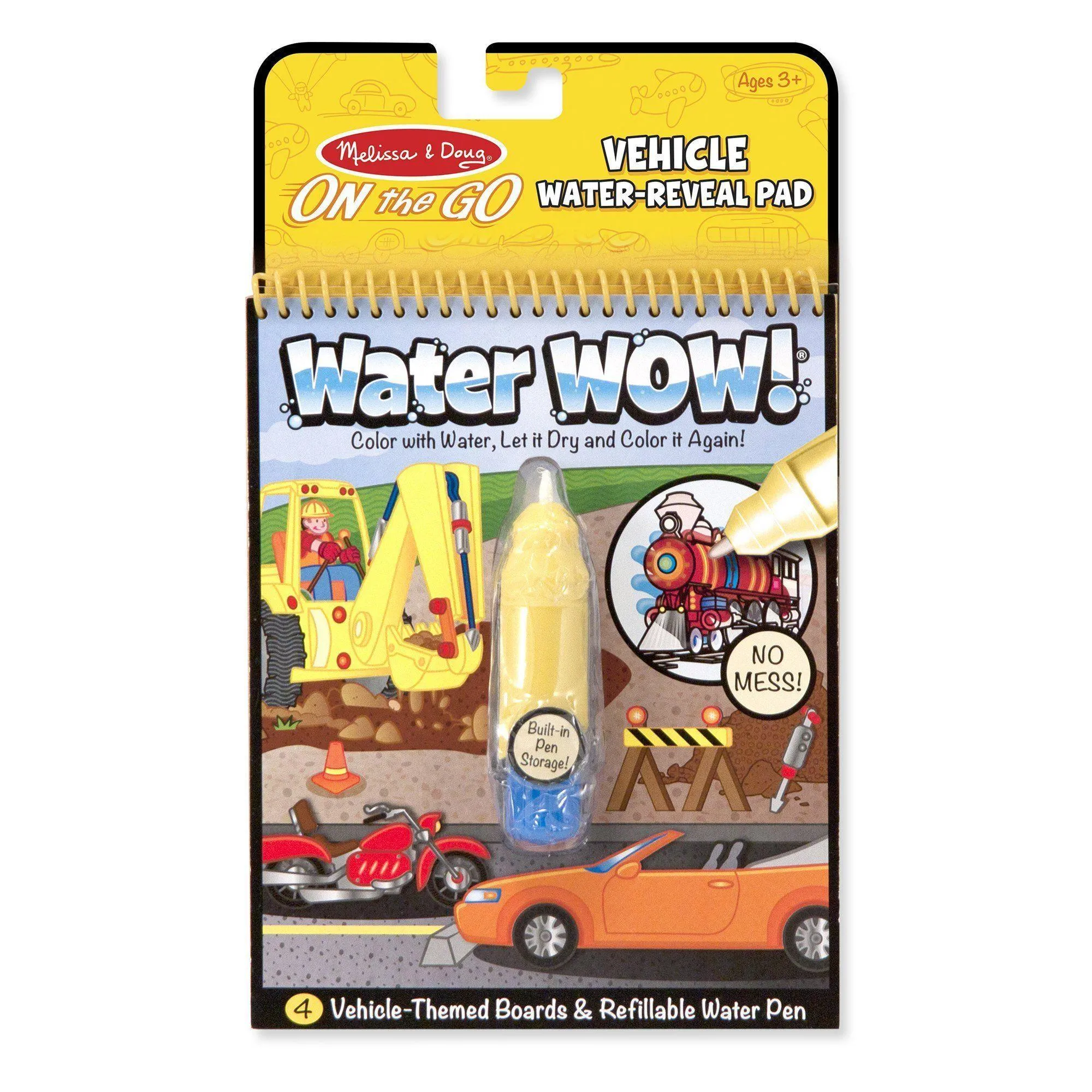 Melissa & Doug 15375 Water Wow! Vehicles Water-Reveal Pad Professional Grade Preservation Tool