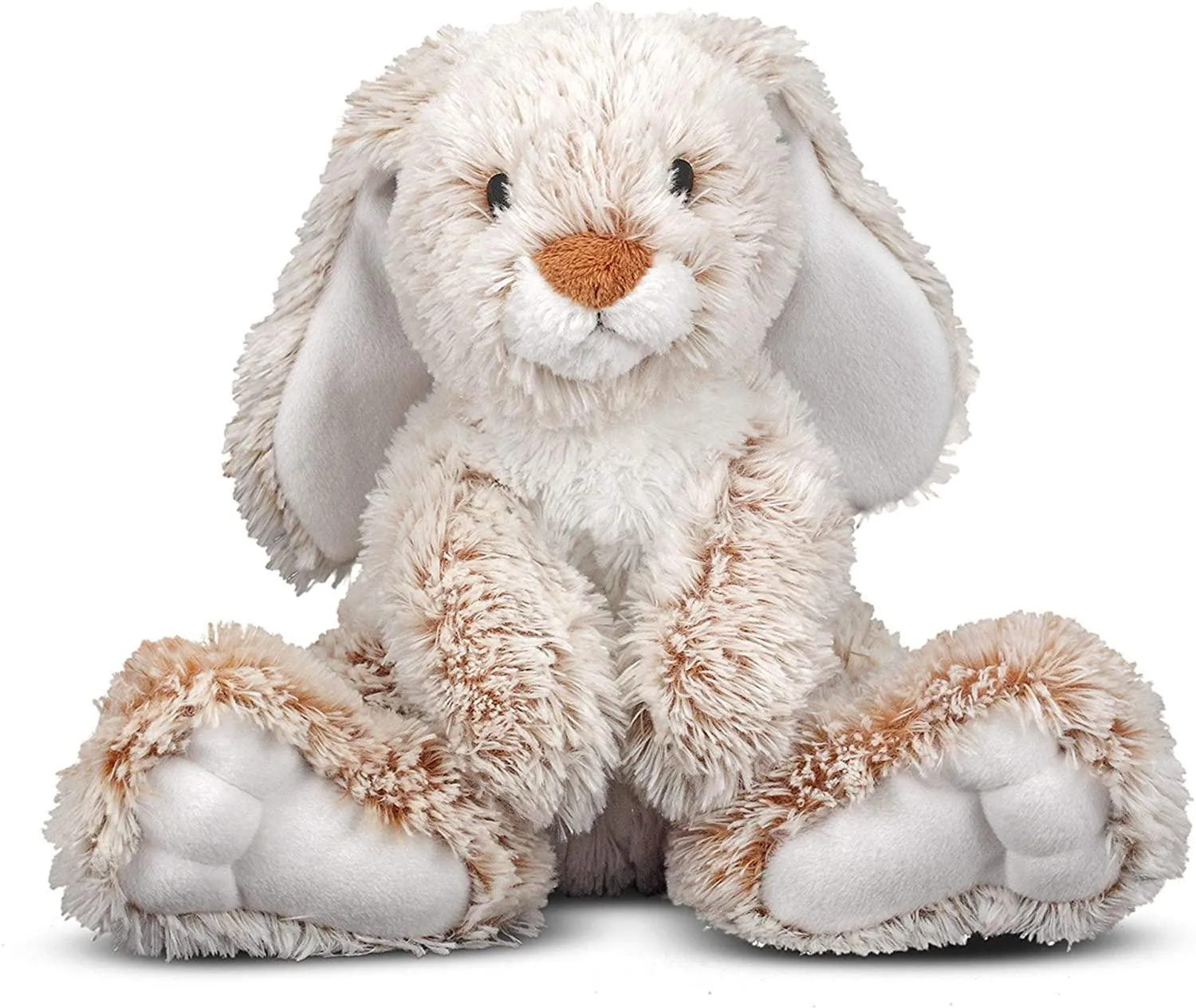 Melissa & Doug 17674 Burrow Bunny Stuffed Plush Animal Desktop Replica Dog Sculpture