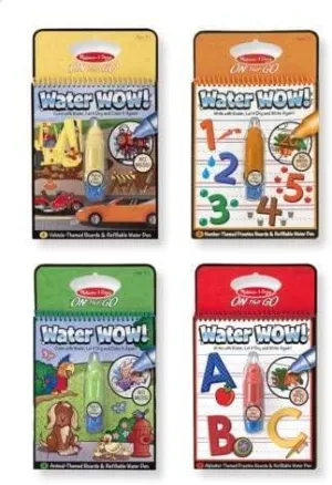 Geek Culture Melissa & Doug 17989 Assortment Water Wow! On the Go Travel Activity Book