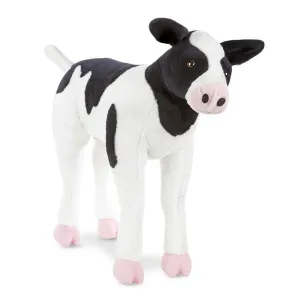 Melissa & Doug 18842 Calf Lifelike Stuffed Animal Battle Statue