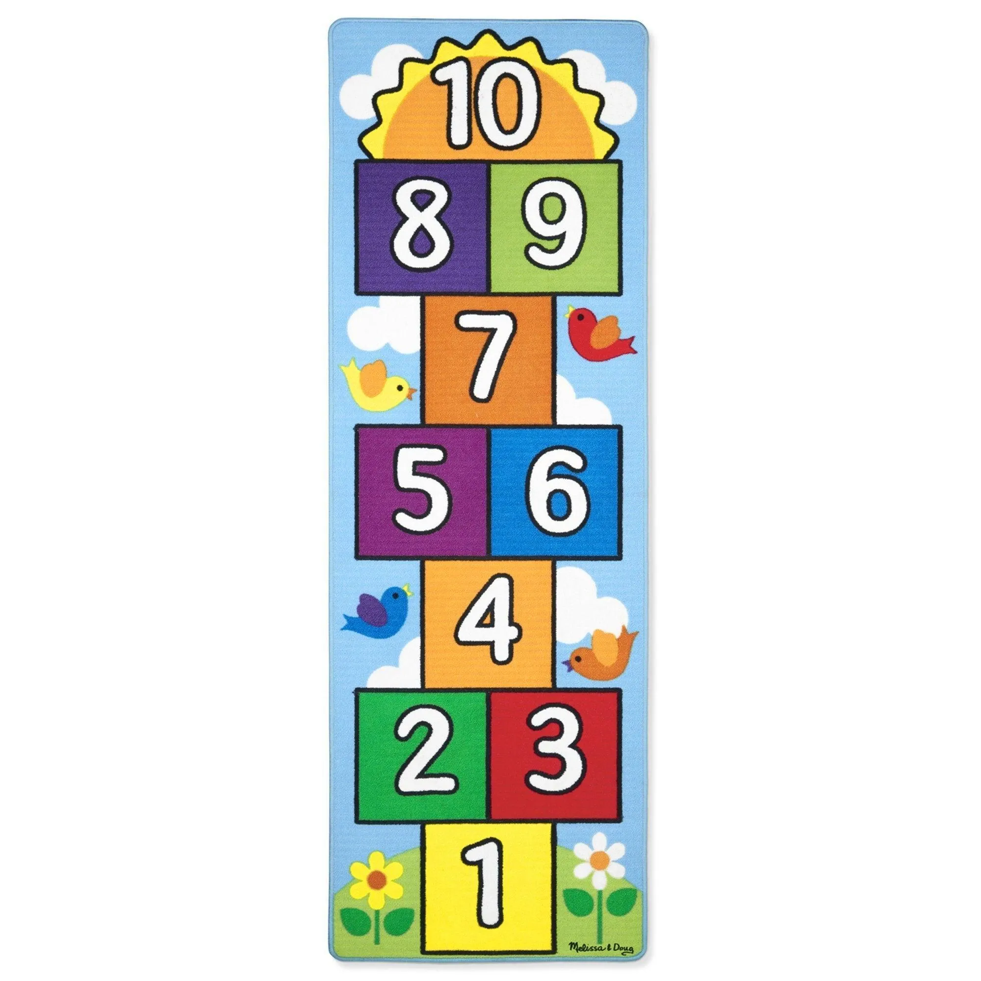Cyborg Design Press Worthy Melissa & Doug 19402 Hop & Count Hopscotch Rug