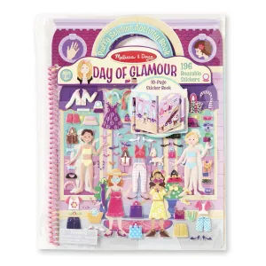 Melissa & Doug 19412 Deluxe Puffy Sticker Album - Day of Glamour Cross Culture