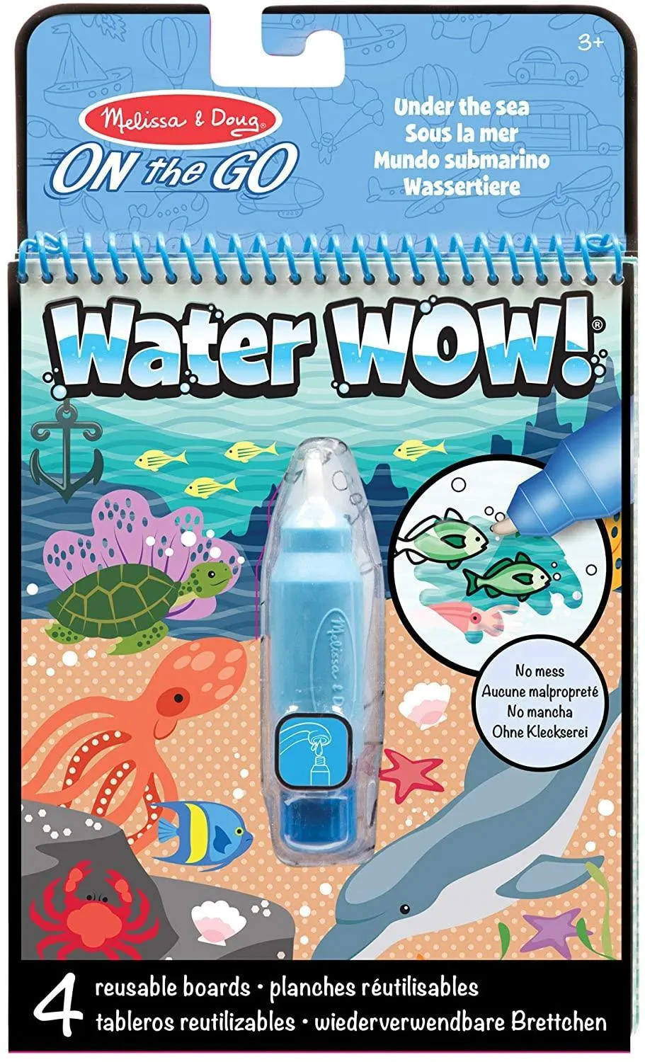 Melissa & Doug 19445 On The Go Water Wow! Activity Pad - Under The Sea Complete Collection