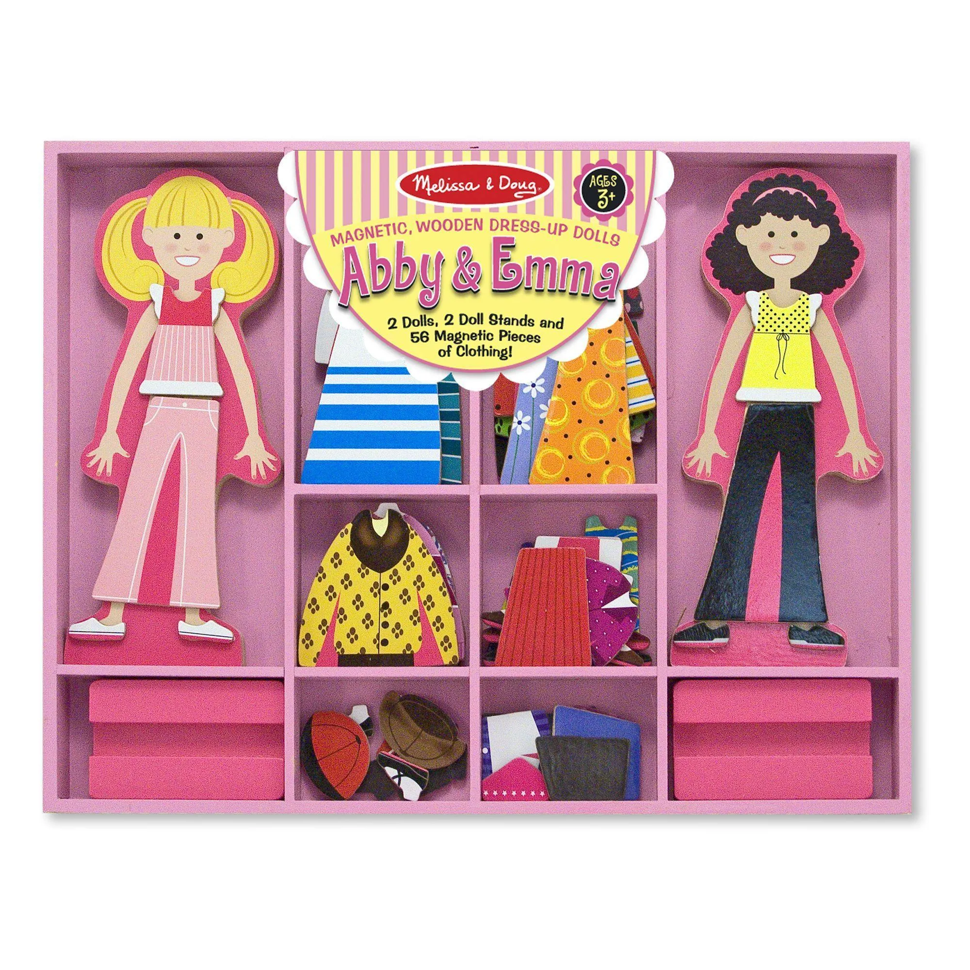 Melissa & Doug Abby & Emma Magnetic Dress-Up Set Living room