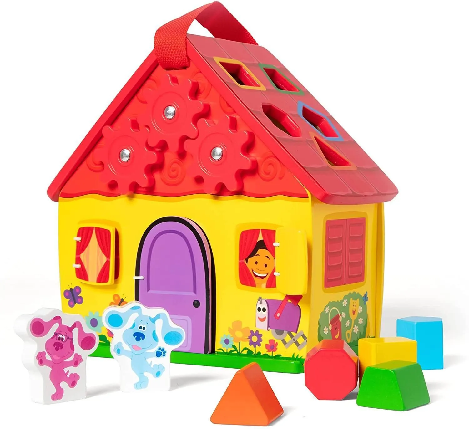 Library Decor Pirate Model Melissa & Doug Blues Clues & You Wooden Take-Along House