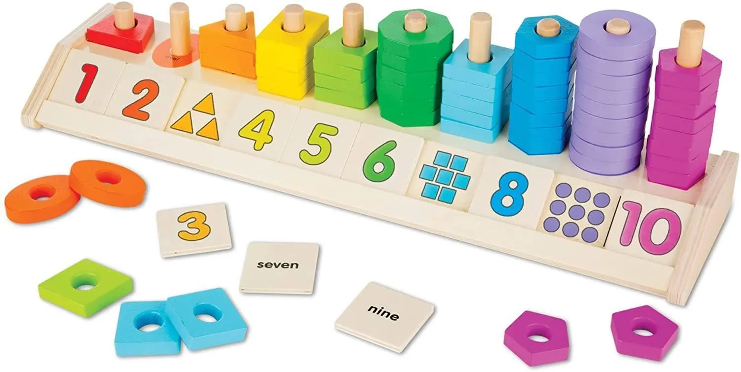 Melissa & Doug Counting Shape Stacker Wholesale Price