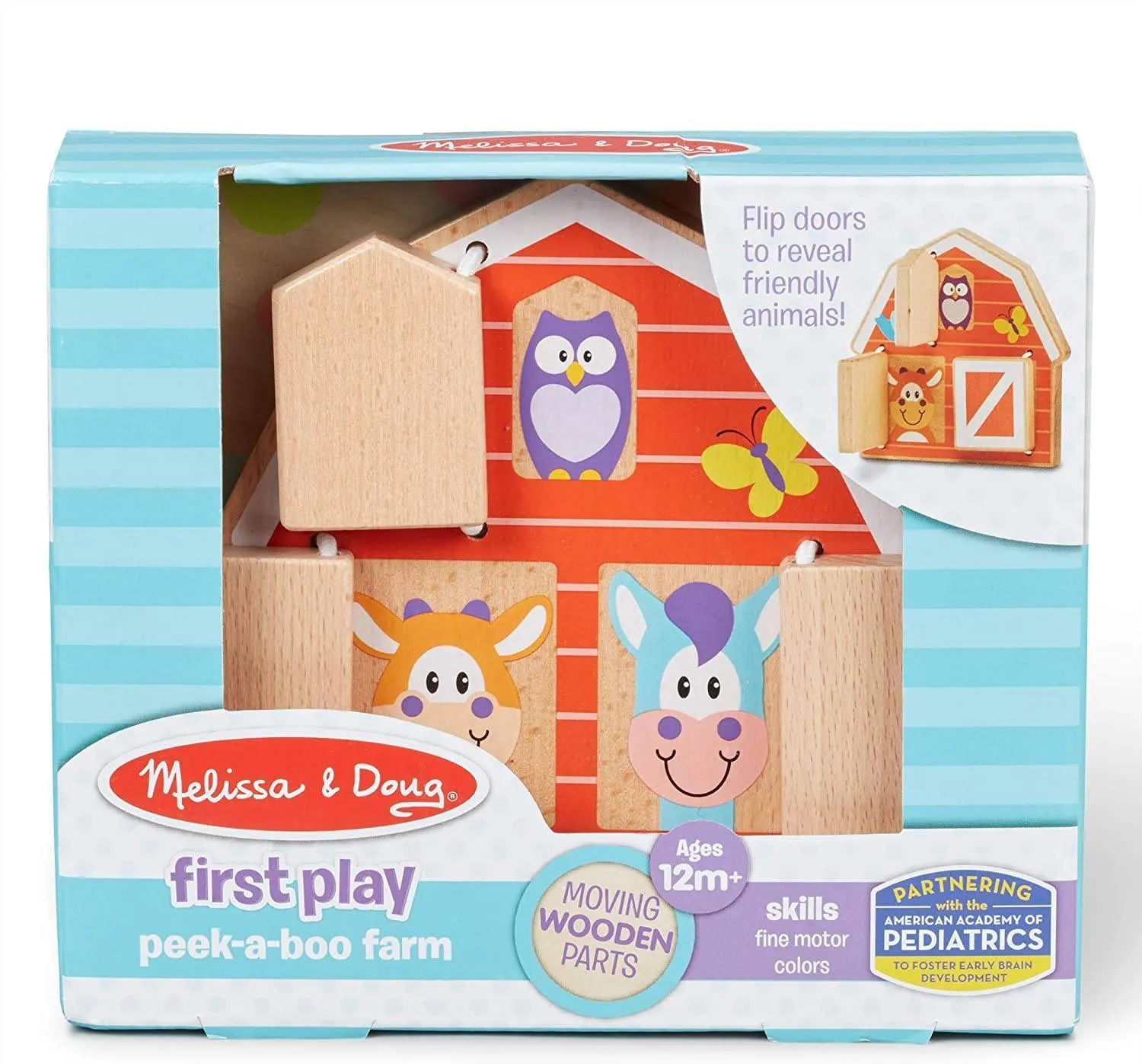 PVC Model Lifetime Hobby Melissa & Doug First Play Peek-a-Boo Farm