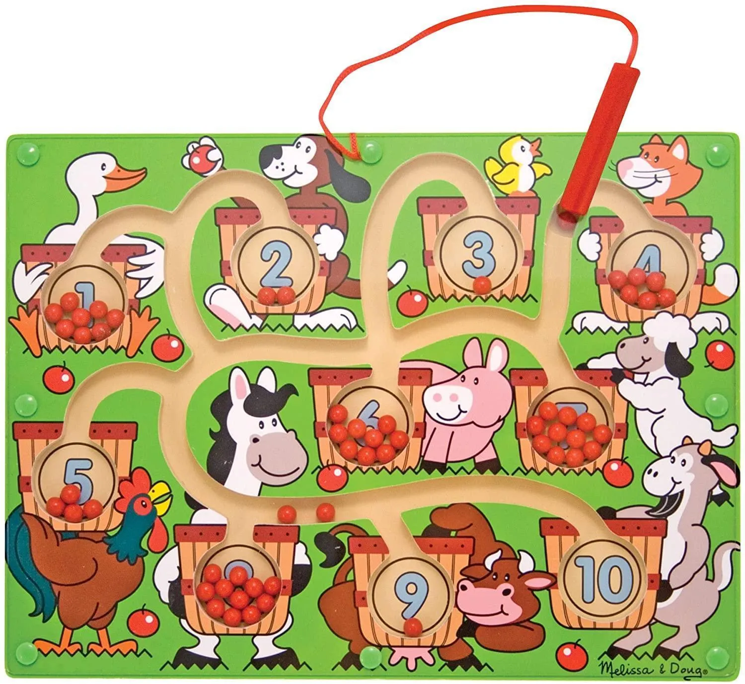 Melissa & Doug Magnetic Wand Number Maze Award winning Designer Item