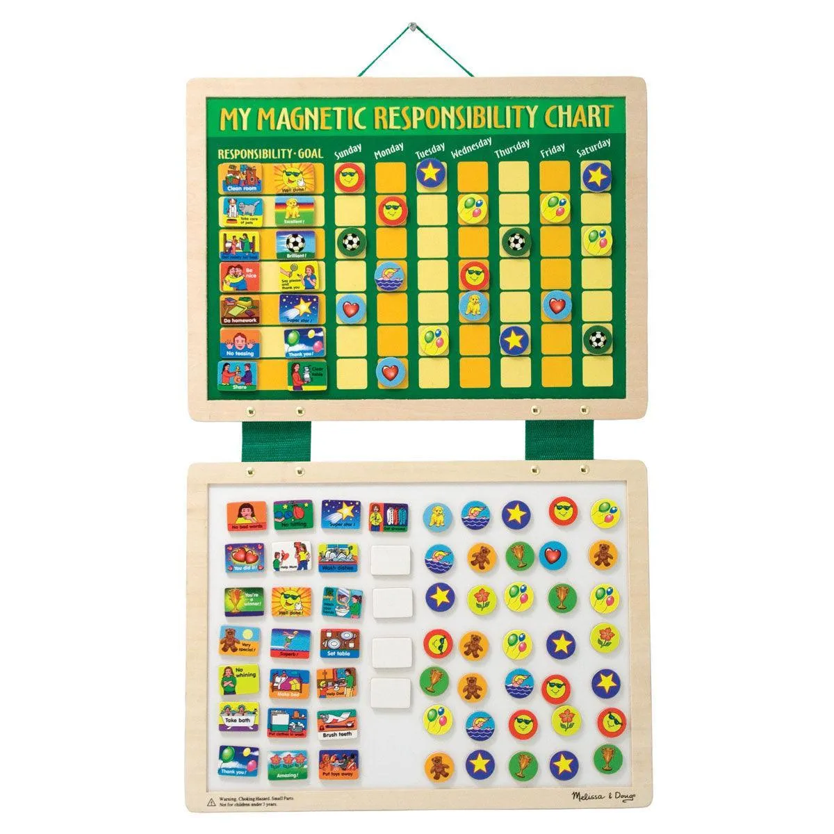 Urban Art Personalized Exhibit Melissa & Doug My Magnetic Responsibility Chart