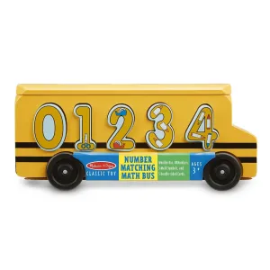 Posable Figure Melissa & Doug Number Matching Math Bus
