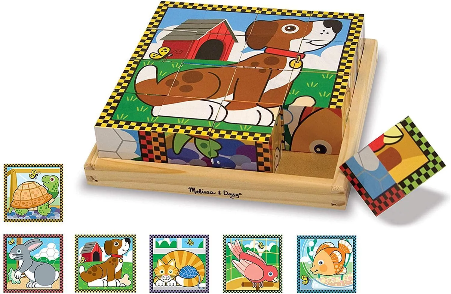 Melissa & Doug Pets Cube Puzzle Spirit Animal